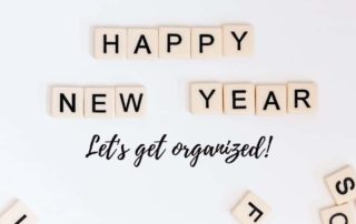 get organized in the new year